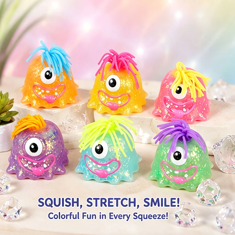 

2026 Trendy Maltose Monster Squishy Silicone Soft Squeeze Anti Stress Relief Portable Desk Accessory Novelty Creative