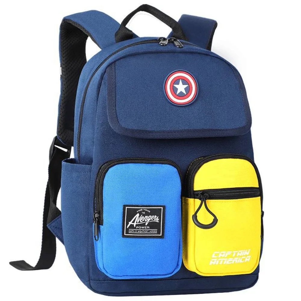 Disney Marvel-Bolsa de libros de dibujos animados para niños y niñas, bolsa de libros ligera con reducción de peso, Spider Man, favorito de los