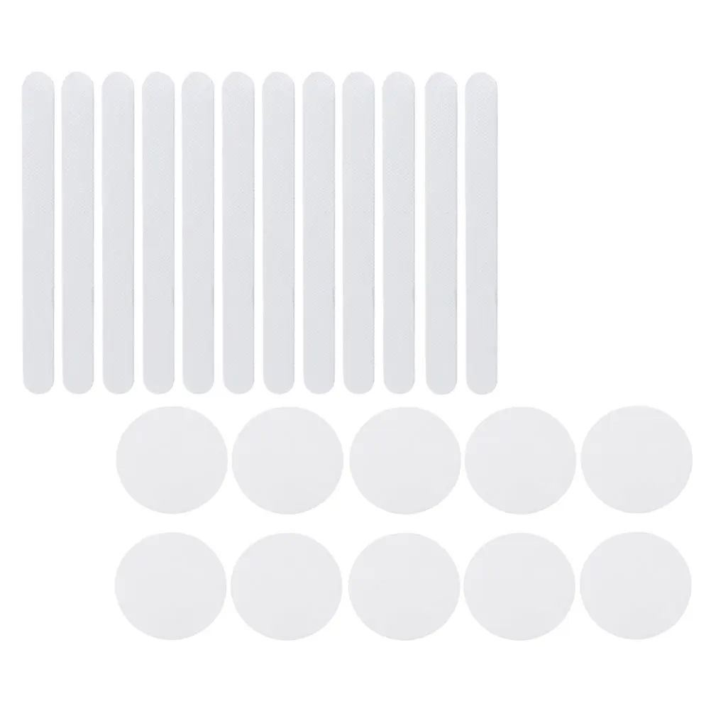 

22Pcs Self-Adhesive Anti-Slip Stickers Transparent Non-Skid Tape for Bathroom Shower Pool Stairs Floor Decals Bathroom Supplies