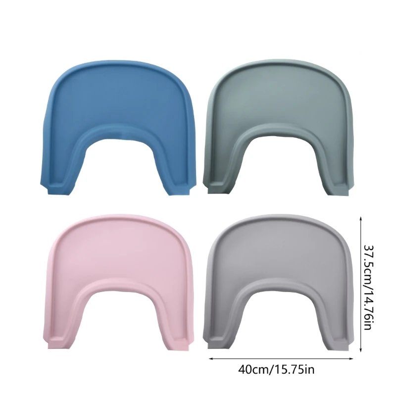 Chaise haute en silicone pour garder les repas organisés et agréables pour bébé, coussin de service en forme d'escalier, chaises de salle à manger