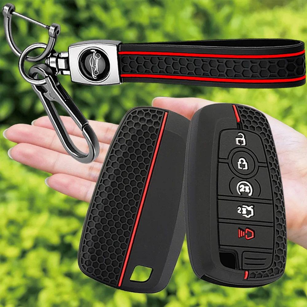 Car Remote Key Case Cover for Ford Fusion Mustang Kuga Ecosport Explorer F-150 F-250 F-350 F-450 F-550 Raptor F150 Accessories