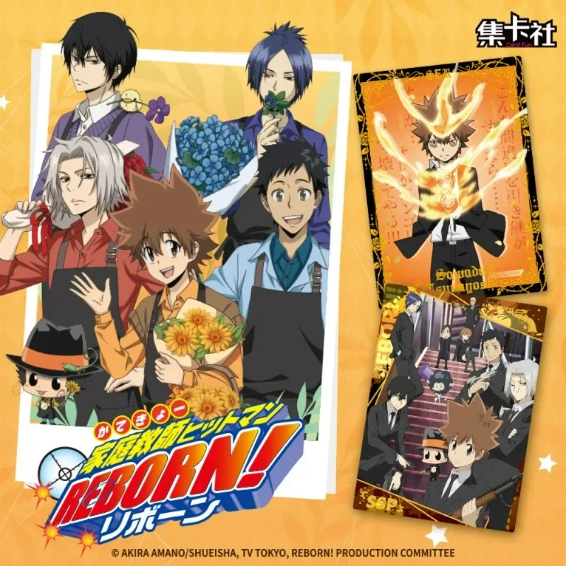 Katekyo Hitman Reborn Trading Cards Blind Bag Tsuna Hibari Collectible Art Card Game Anime Memorabilia Surprise Gift For Fan