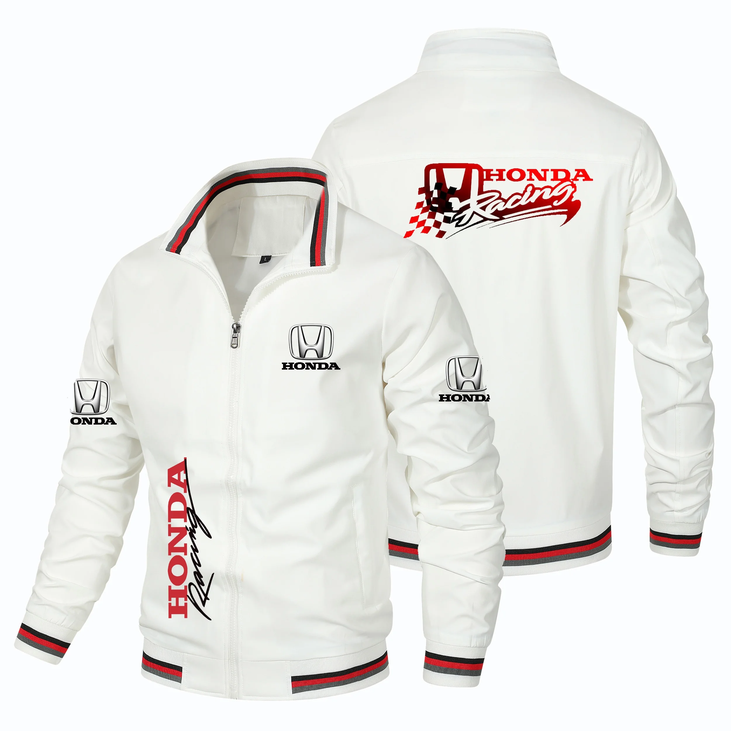 2025 New Hot Sale Honda Motorcycle Rider High Quality Jacket Men Street Comfort Fabric Jacket Windproof Warm Men Jacket