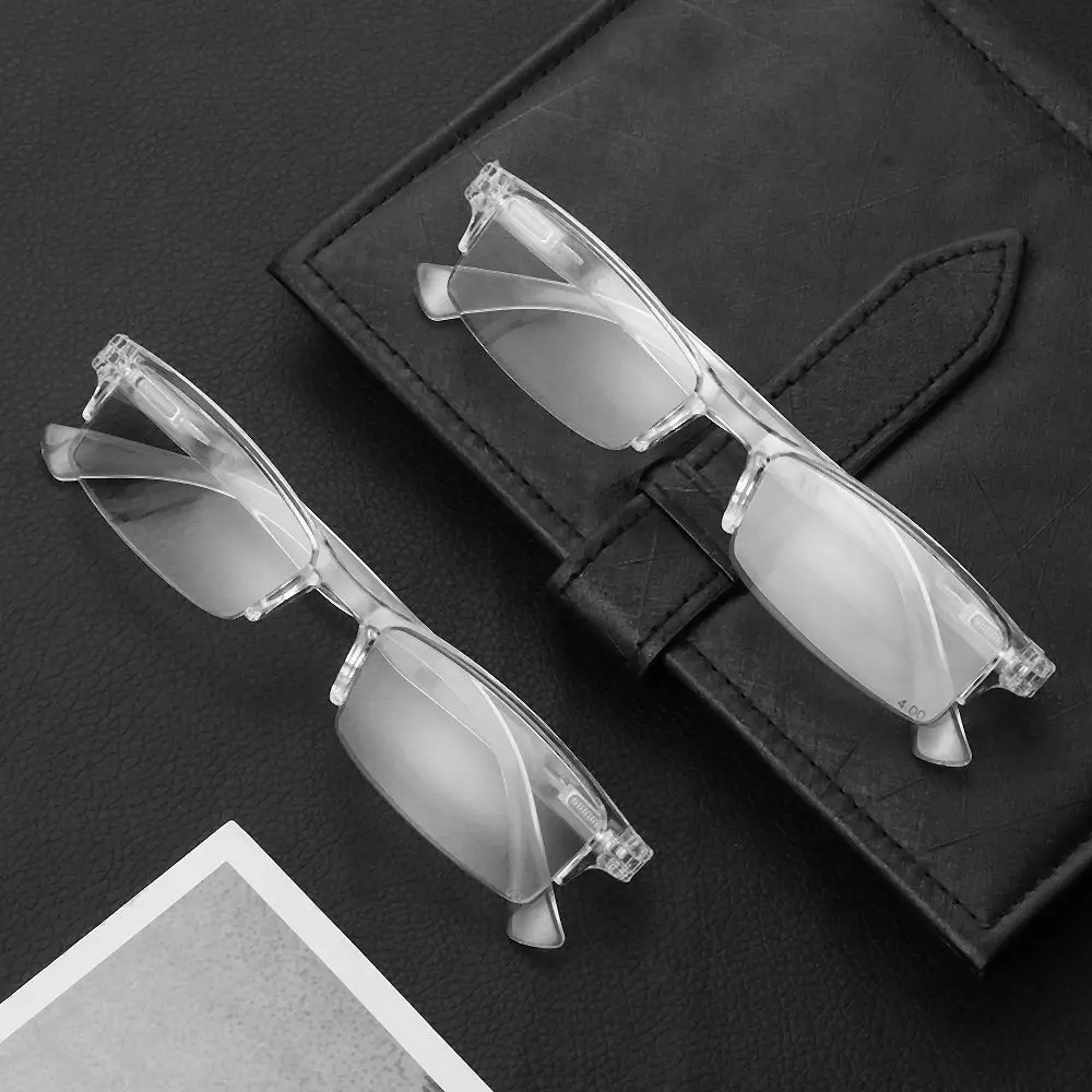Vintage Ultralight Resin Lens Flat Mirror Eyewear Presbyopic Glasses Plastic Frame Reading Glasses