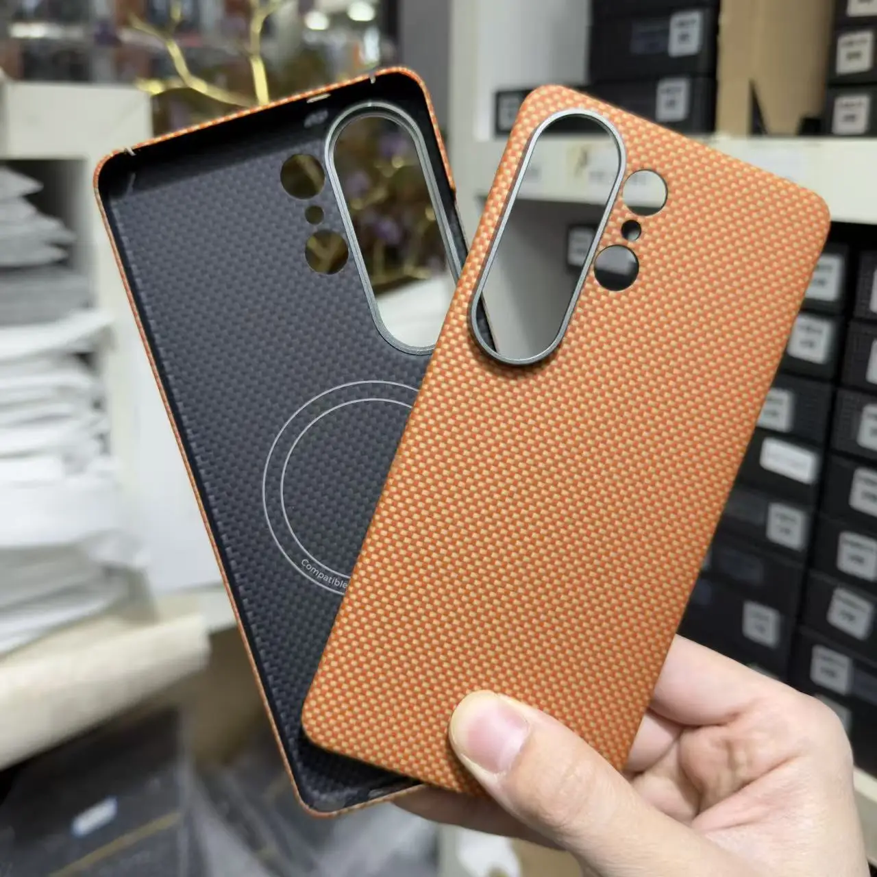 Really Carbon Fiber Case for Samsung Galax S26 Ultra Case Ultra-Thin for Magnetic Magsafe Aramid Fiber for Galaxy S26Ultra Cover