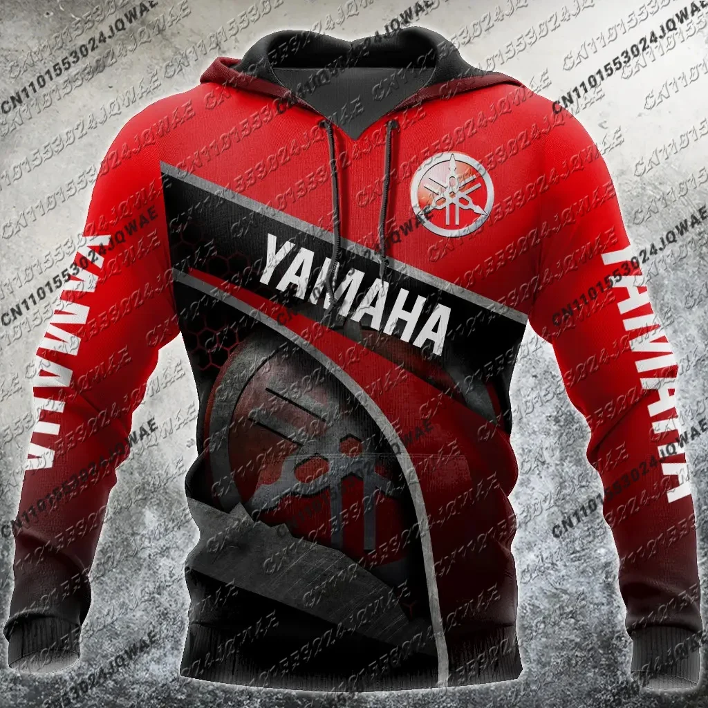 

Новинка 2025 года, хит продаж, мотоциклетная толстовка Yamaha для мужчин и женщин, осень/зима, модная повседневная дышащая и удобная толстовка большого размера