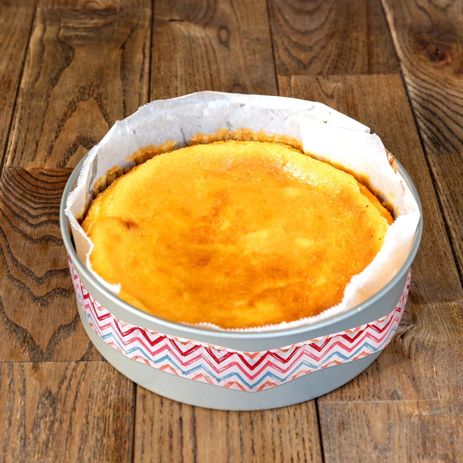 

2pcs Strips for Cake Pans Reusable Cloth Material Anti-Deformation Kitchen Baking Belts Pan Protectors Bake Even Plate Bands