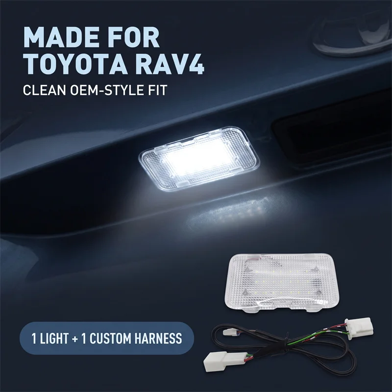 LED Trunk Tailgate Top Luggage Lamp, Interior Cargo Light for Toyota RAV4 XA60 2026 2027, Car Rear Trunk Accessories