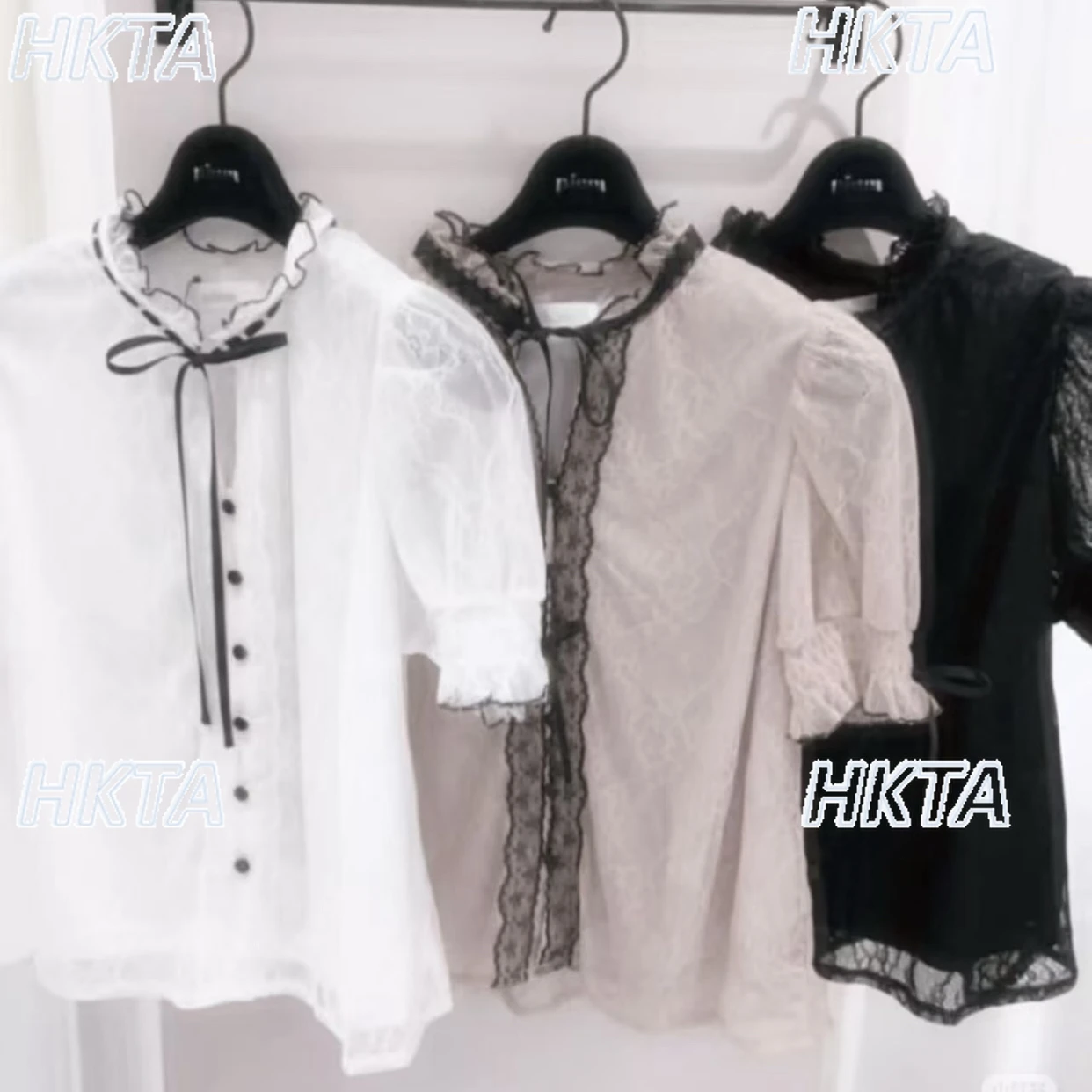 

Японская милая милая кружевная футболка с короткими рукавами и пузырьками, летние тонкие топы, рубашки, универсальные розовые блузки в стиле Лолиты для женщин