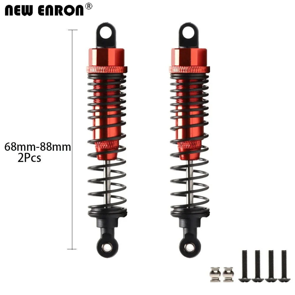 NEW ENRON Alloy Front and Rear 55-65mm 68-88mm OIL Shock Absorber 2PCS For RC Car 1:12 Wltoys 12428 12407 12423 12429 FY03