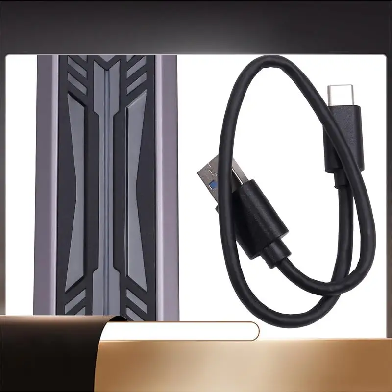 

Корпус жесткого диска NVME M2 с двумя протоколами SSD RGB Алюминий M.2 к USB3.1 Gen1 5 Гбит/с Gen2 10 Гбит/с Тип C NGFF NVME Case-N35R