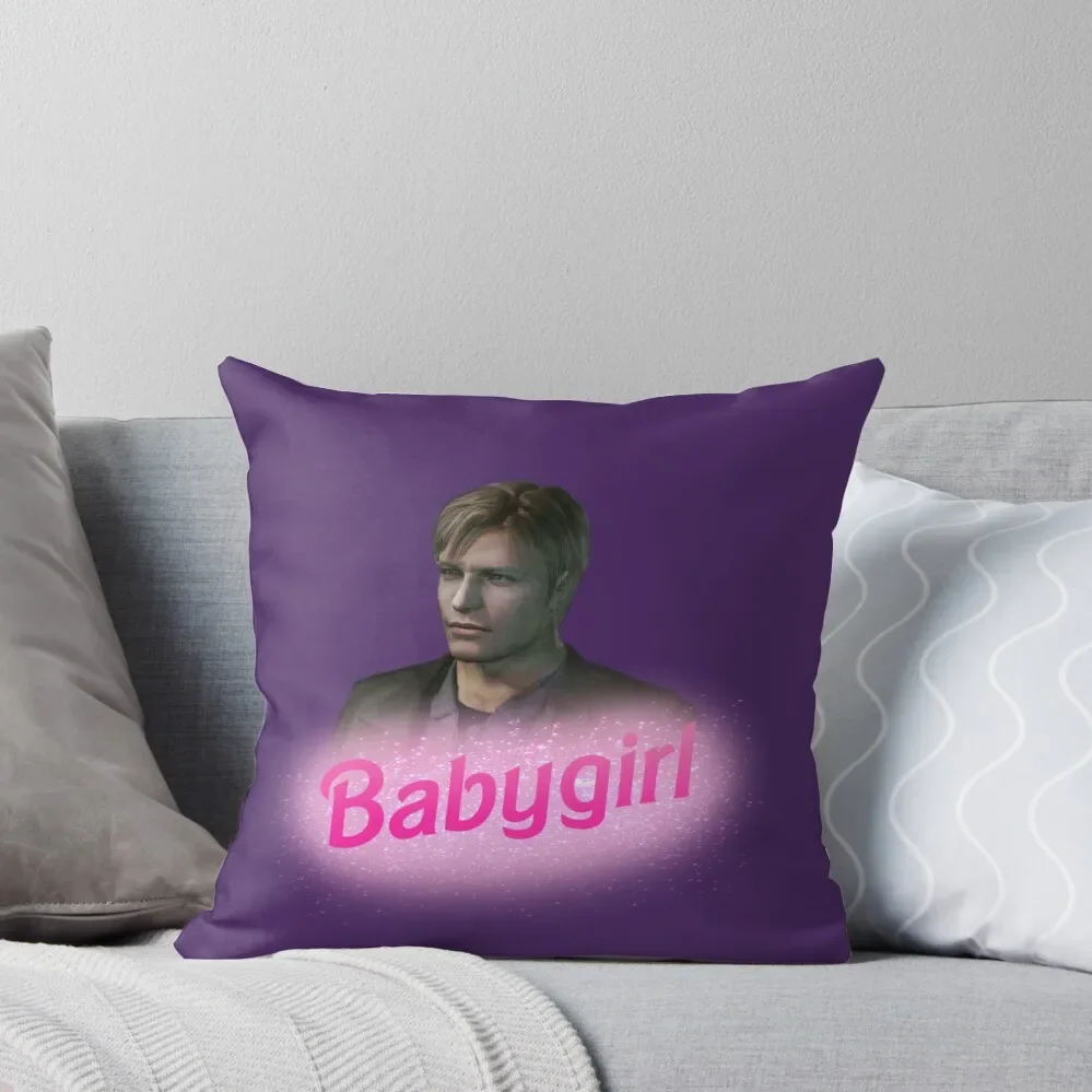 

James Sunderland Babygirl Throw Pillow Custom Cushion christmas cushions covers bed pillows