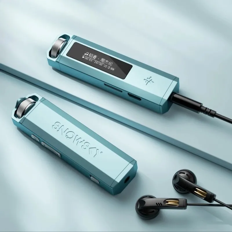 FiiO ECHO NANO 뮤직 플레이어 스노우스카이 휴대용 미니 무손실 Mg-Al 합금 HiFi MP3 플레이어 OLED 스크린 DAC DSD MP3 프리슬