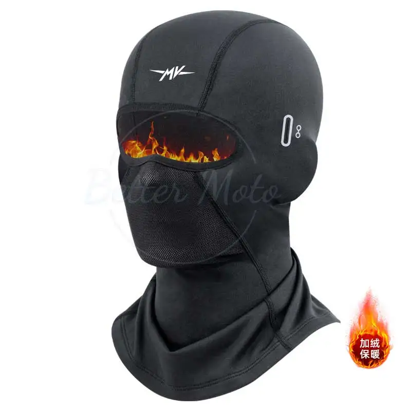 for mv ROCKBROS Balaclava Men's Hat Winter Women Motorcycle Mask Warm Cycling Helmet Liner Caps Windproof Breathable Washable Eq