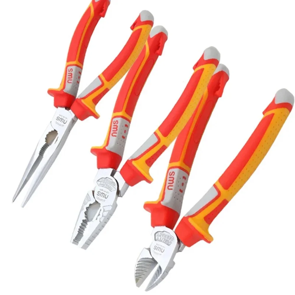 

German Industrial Grade Wire Pliers, Sharp Nose Pliers, Diagonal Nose Pliers, 6/7/8 Inch, For Electricians,Hand Tool