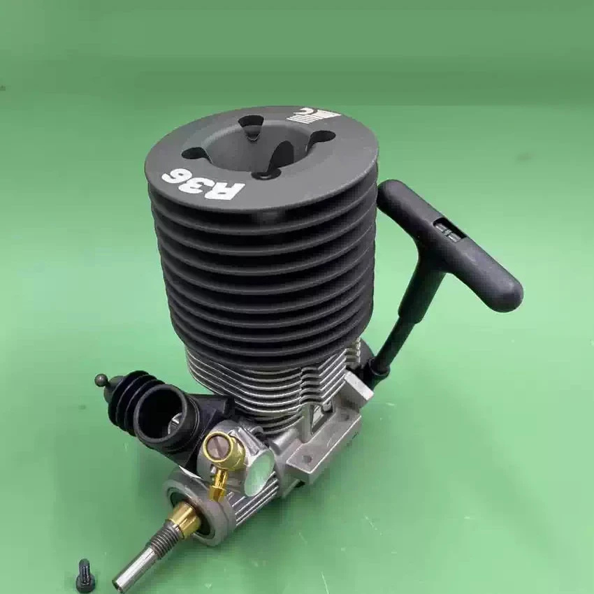 36 Grade Nitro Engine 4.6-5.9CC For 1:8 HPI SAVAGE F4.6 K4.6 Monster Truck Off-Road RC Car FC Force Engine High Power Pullstart - view 3