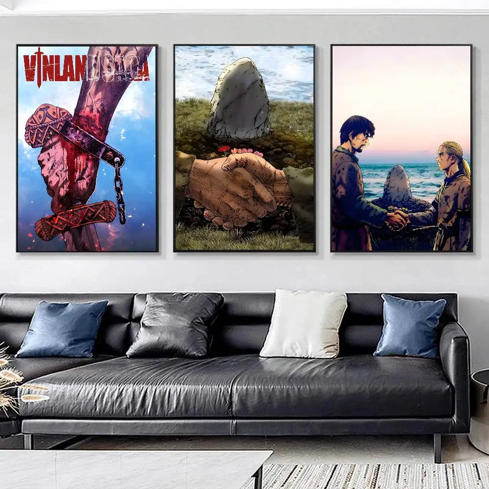 Vinland S-Saga Anime Posters HD Print Vintage Wall Art Decor for Home Study Room