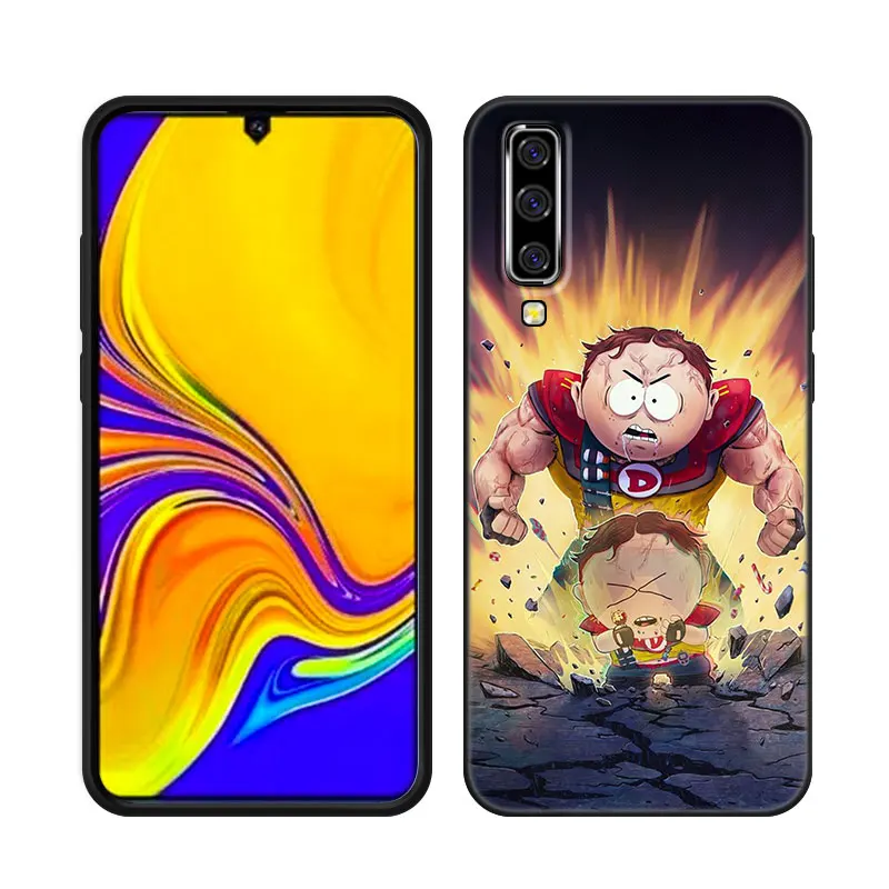 Cartoon S-South P-Park Phone Case For Samsung A13 A22 A24 A32 A71 4G A33 A34 A35 A52 A53 A54 A55 A73 5G A12 A14 A23 A31 A50 A51