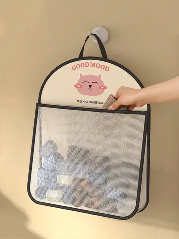속옷 보관 교수형 가방 다기능 옷장 교수형 양말 주최자 벽걸이 형 문 잡다한 보관 메쉬 포켓
