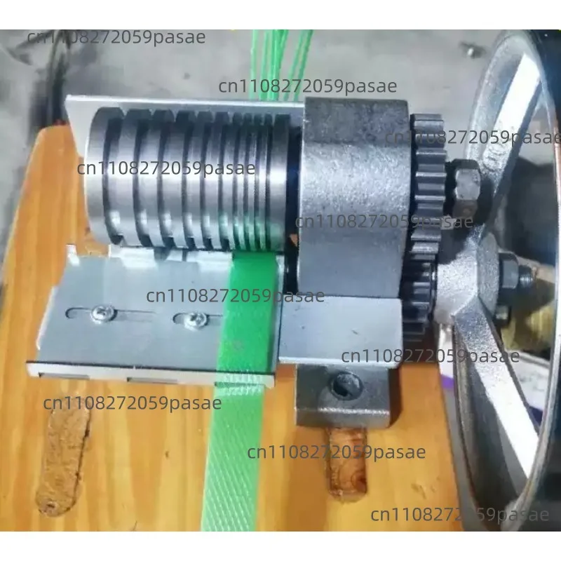 Wire Drawing Bamboo Piece Opening Machine PP Plastic Rigid Belt Splitting