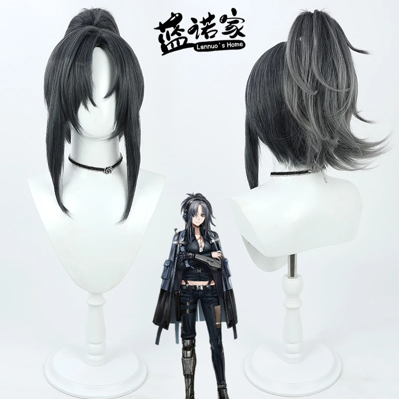 

Anime Girls' Frontline Angelina Truss Cosplay Wig Halloween Carnival Party Props Synthetic Hair Heat Resistant Fiber + Wig Cap
