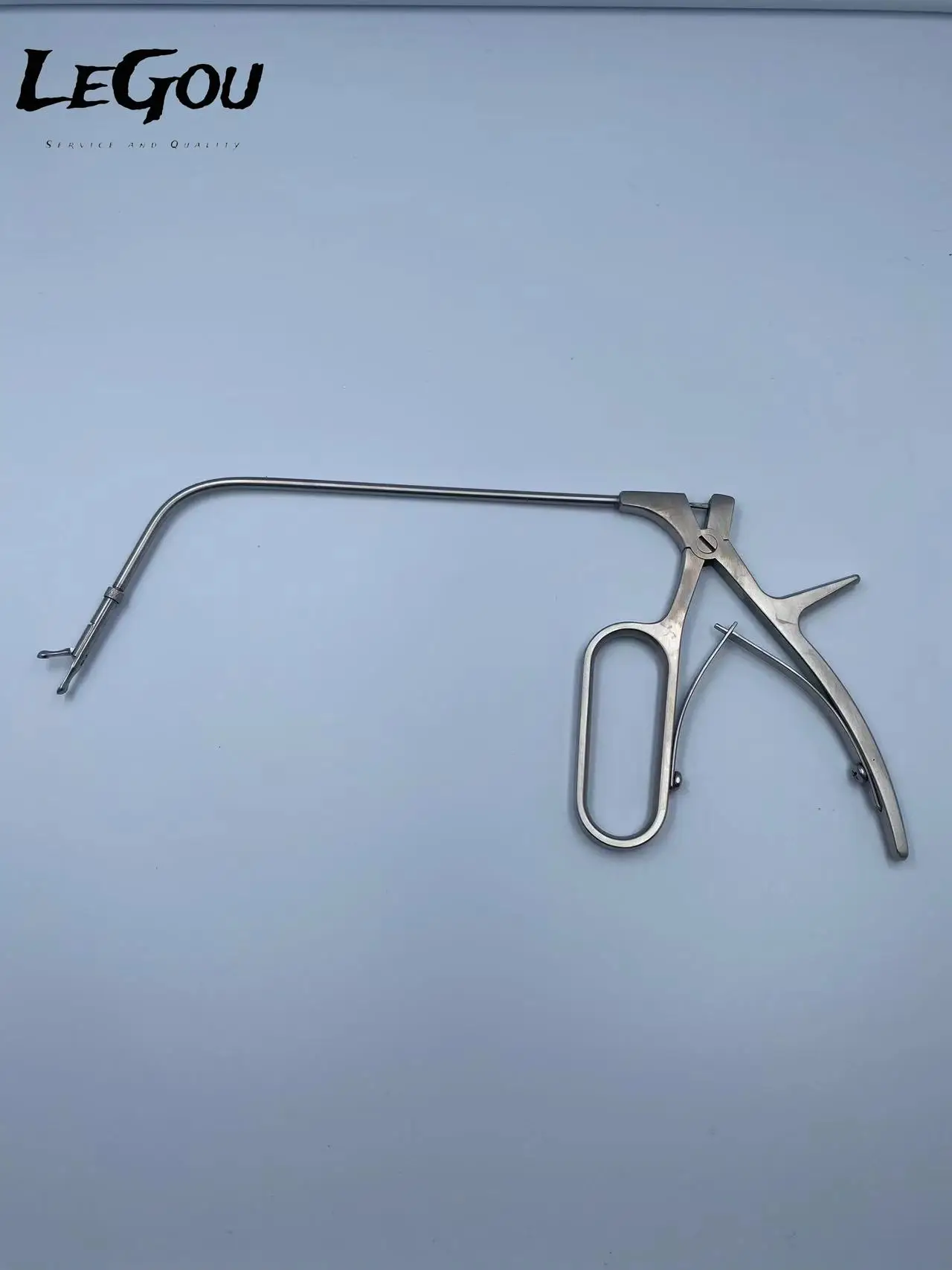 LeGou Professional CE Certified Stainless Steel Laryngeal Forceps for Fish Removal - ENT Surgical Instrument