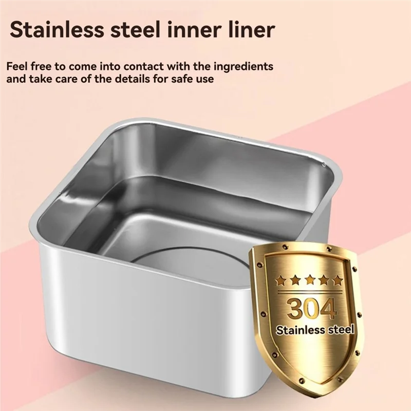 A01V-صندوق غداء كهربي محمول جهاز طهي الأرز الأوتوماتيكي معزول جهاز تسخين الطعام مع الموقت لآلة الطبخ الصغيرة للمكتب