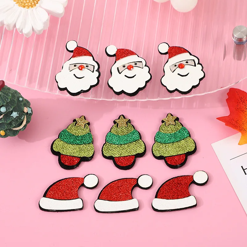 30 Stück, verschiedene Designs, weihnachtliche Hirschgeweih-Applikationen zum Aufnähen, für Haarspangen, Accessoires, Hüte, Taschen und zur Dekoration von Stoffen. – Detail 3