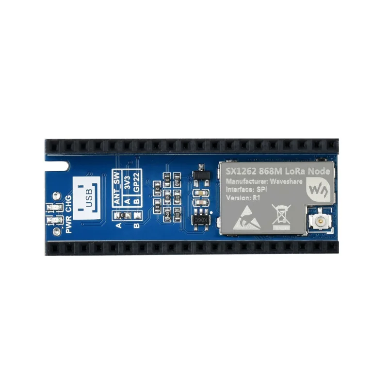 Bouclier d'installation LoRa Tech avec kit de démarrage de batterie, carte de développement RPI Raspberry Pi PICO W WH RP2040, 868MHz, 915MHz