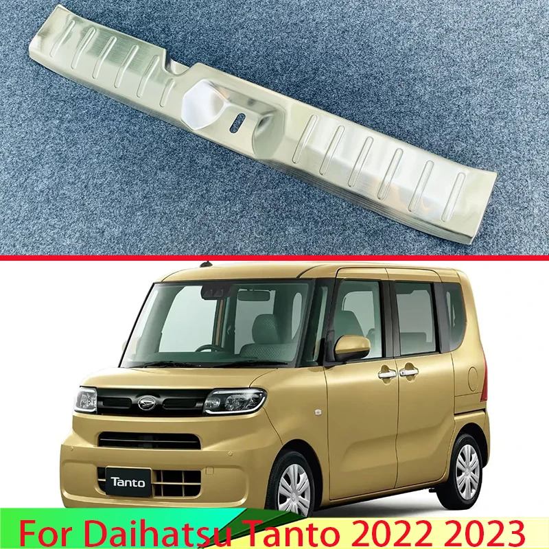 

Аксессуары для автомобилей Daihatsu Knives 2022 2023, задняя панель из нержавеющей стали, Накладка на порог двери, украшение для формования