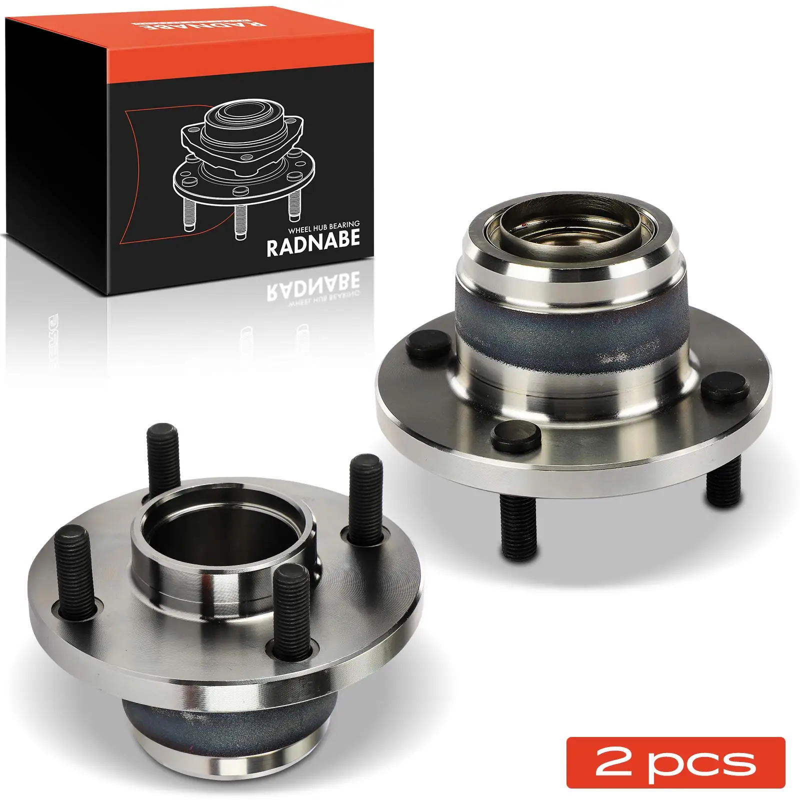 Frankberg 2x wielnaaf wiellagerset achteras beide zijden voor Ford Focus notchback toernooi 1.4L 1.8L 2.0L 1998-2005 1089420