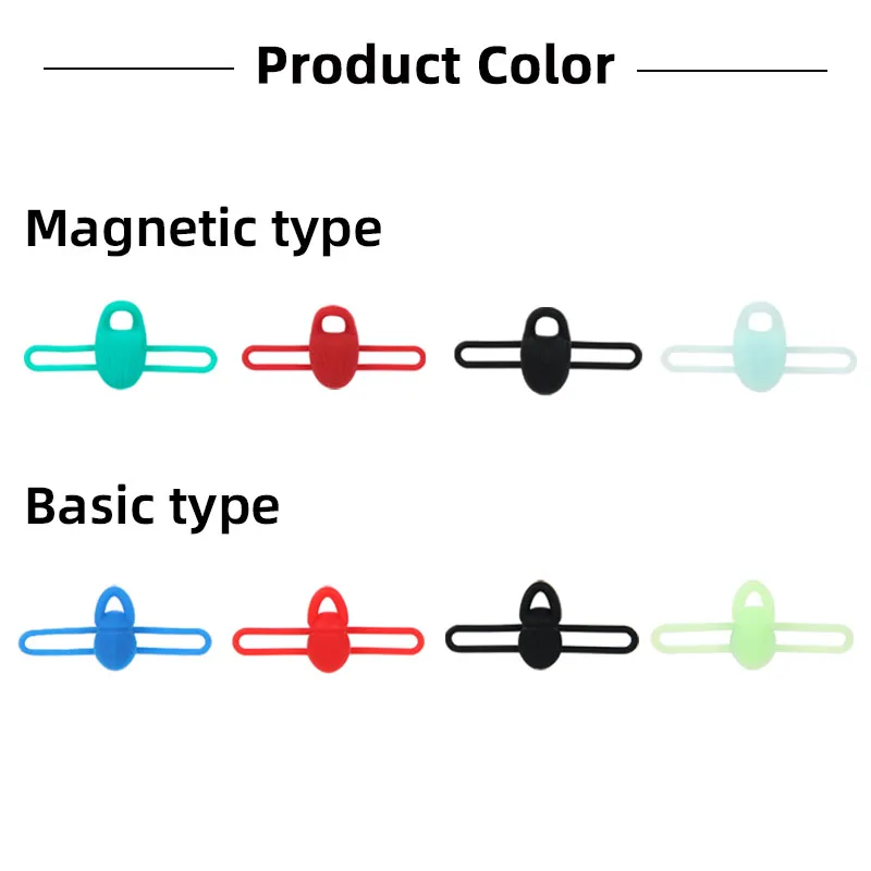LETOYO 2 قطعة إغراء هوك مغناطيسي حارس عالية المرونة سيليكون الطعم هوك حامل صغير خفيف الوزن عدم الانزلاق إغراء حامل #5