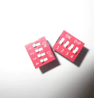 Red DS-04 DIP switch 4-bit 4-pin 8-terminal 2.54mm coded/switching device