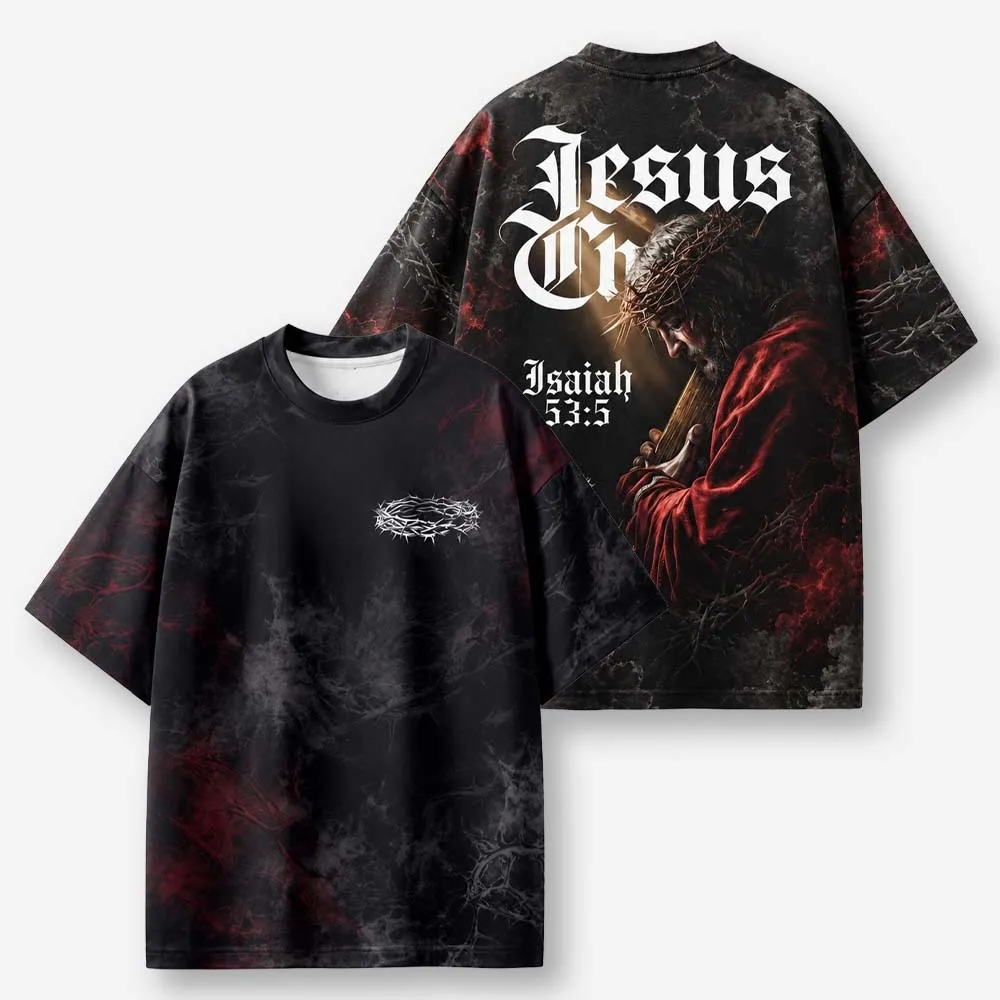 Men's New Oversized Environmentally Friendly Fully Printed Short Sleeved Shirt, Soft, Comfortable, Elastic Milk Silk Fabric