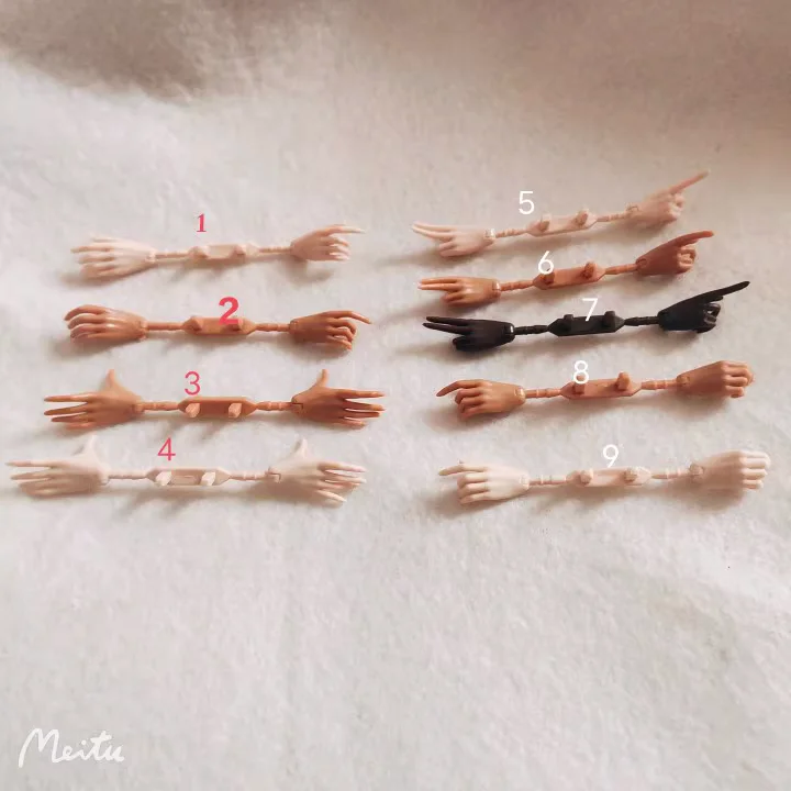 

1pair original joint hand DIY hands DIY Doll For girl Doll House Children Gifts xindongwanjucheng