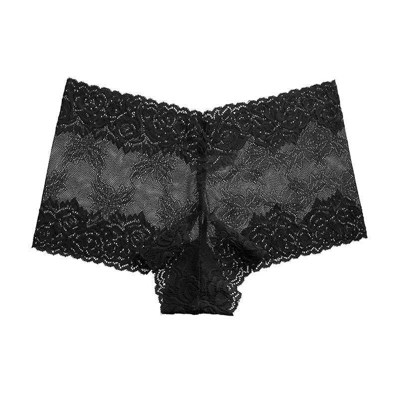 BZEL 3PCS/Set Women\'s Panties Sexy Lace Woman Boxers Hollow Out Charming Lingerie Breathable Female Boyshorts Fashion Underpants