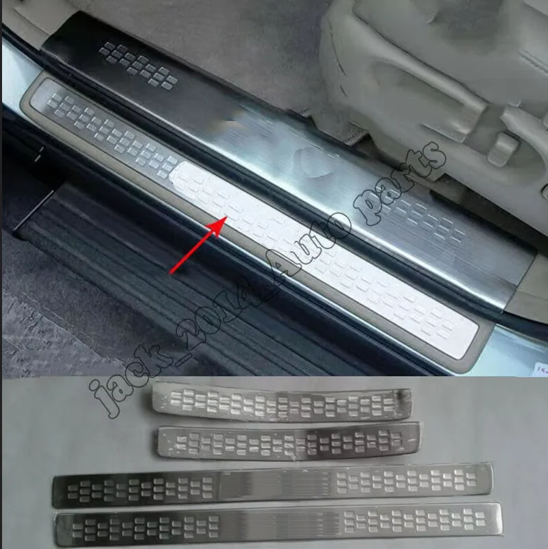 

Накладка на порог из нержавеющей стали, педаль приветствия, 4 шт. для Honda CR-V CRV 2007 2008 2009 2010 2011