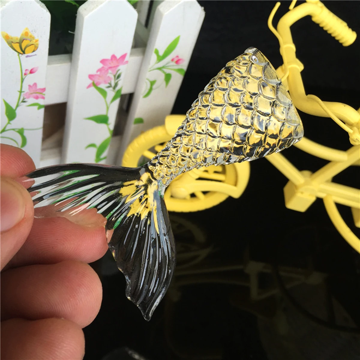 

2pcs Large Fish Tail Silicone Molds Eco-Friendly Durable Non-Stick Diy Epoxy Mold Creative Craft Tool For Jewelry Resin Soap