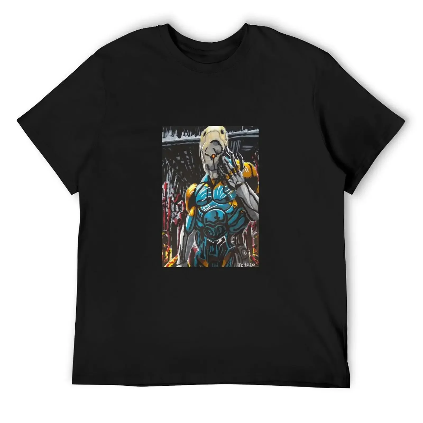 Metal Gear Solid - Bone & Sinew Gray Fox portrait (original) T-Shirt luxury t-shirt funny meme t-shirts t shirts men