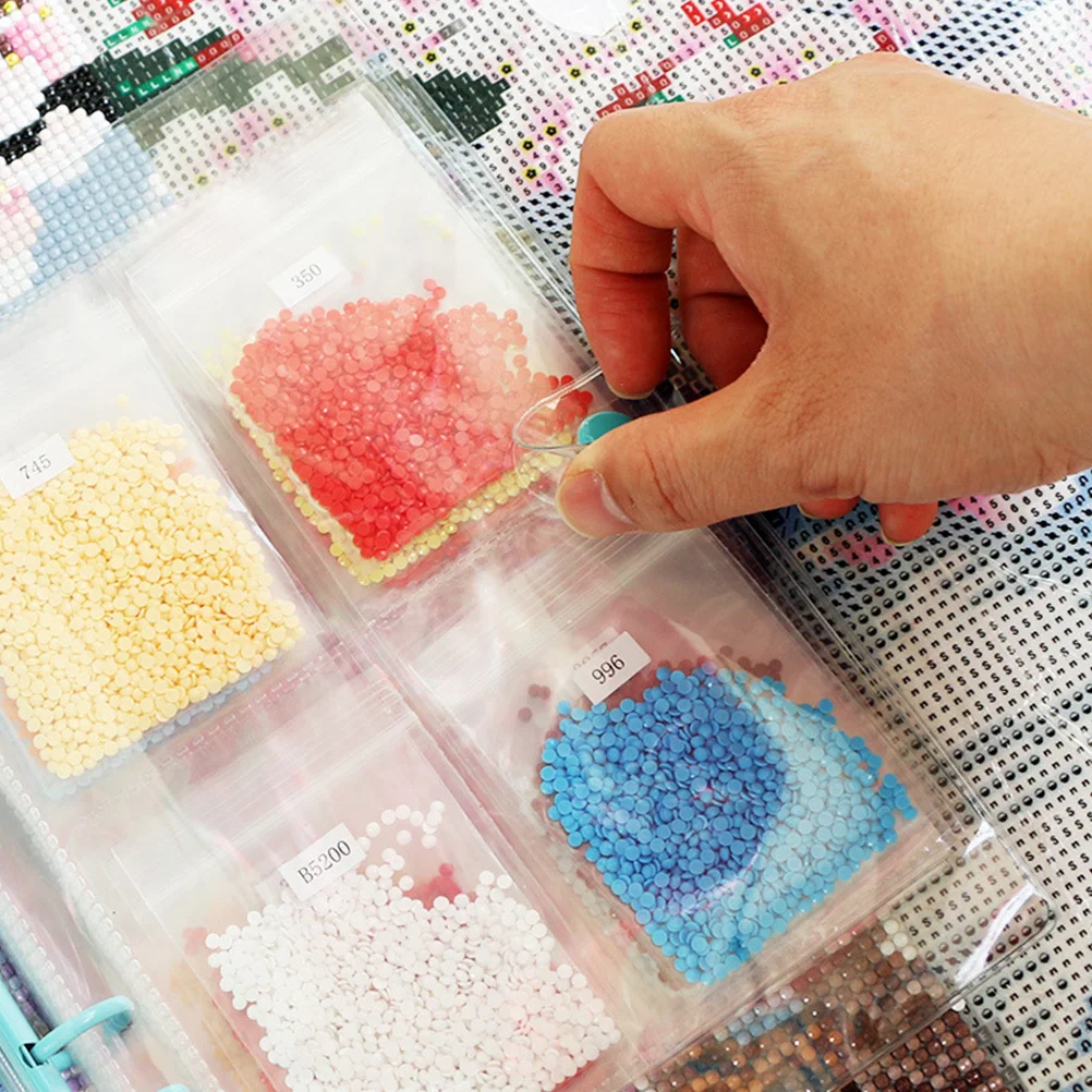 

Diamond Storage Book Portable Transparent Bag for Rhinestone Organizer Beads Containers DIY Handicraft Supply Beads Storage Book