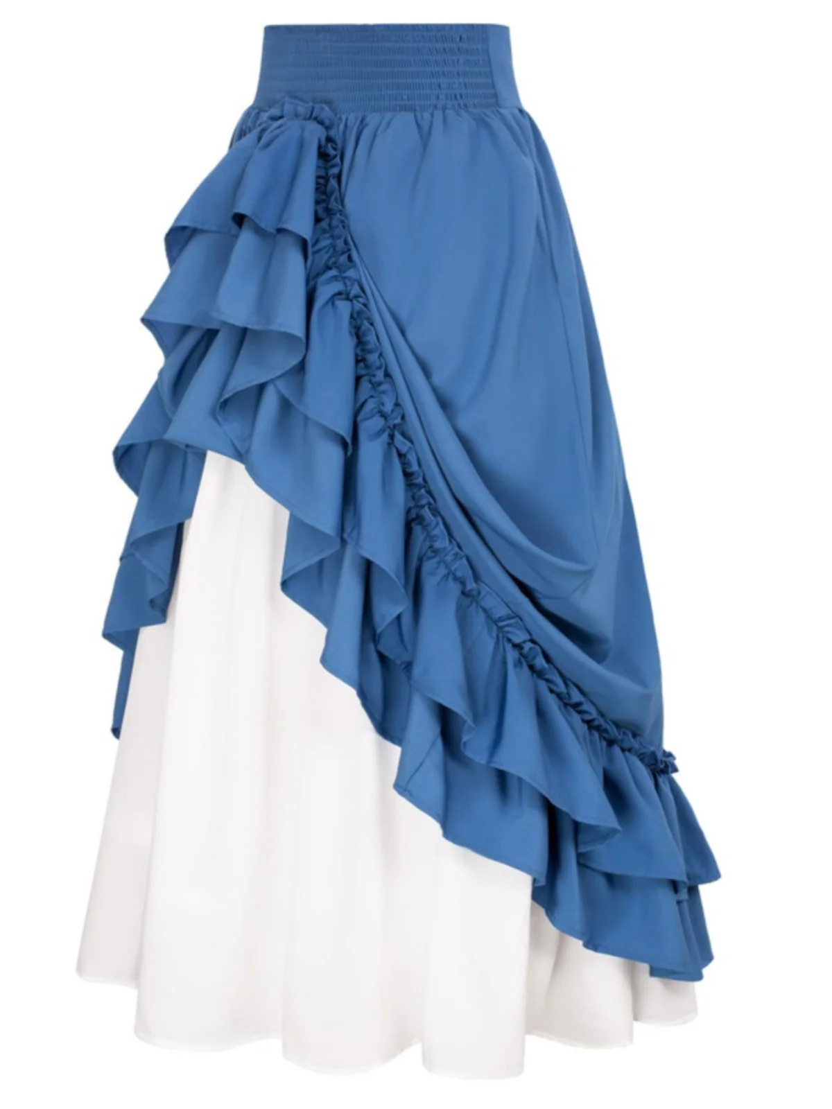 

Gothic Sle Vintage f Skirt Stage Performance Costume Women's Medieval Period loween Par Skirt Breathable Polyester