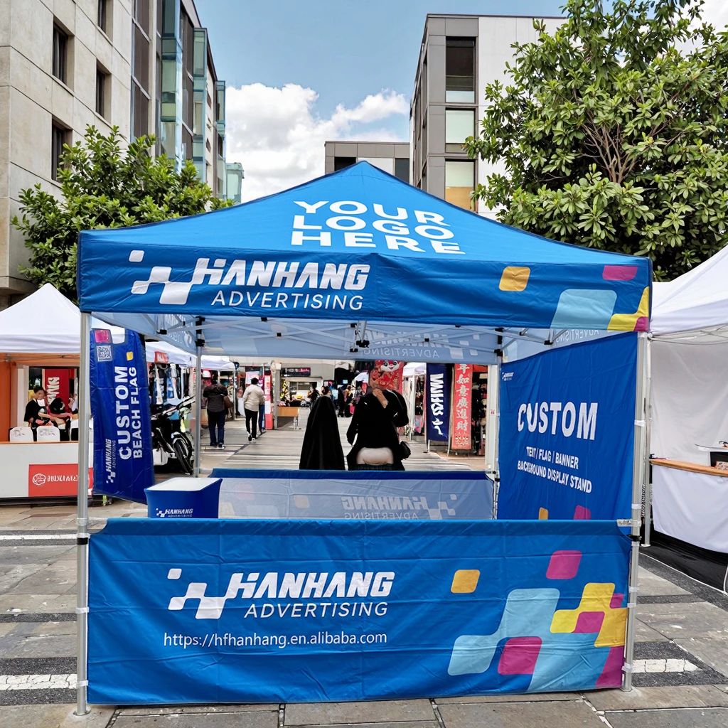 Custom Printed 10X10 10x15 10x20 Advertising Logo Aluminum Canopy Tent Outdoor Trade Show Exhibition Event Marquee Gazebos