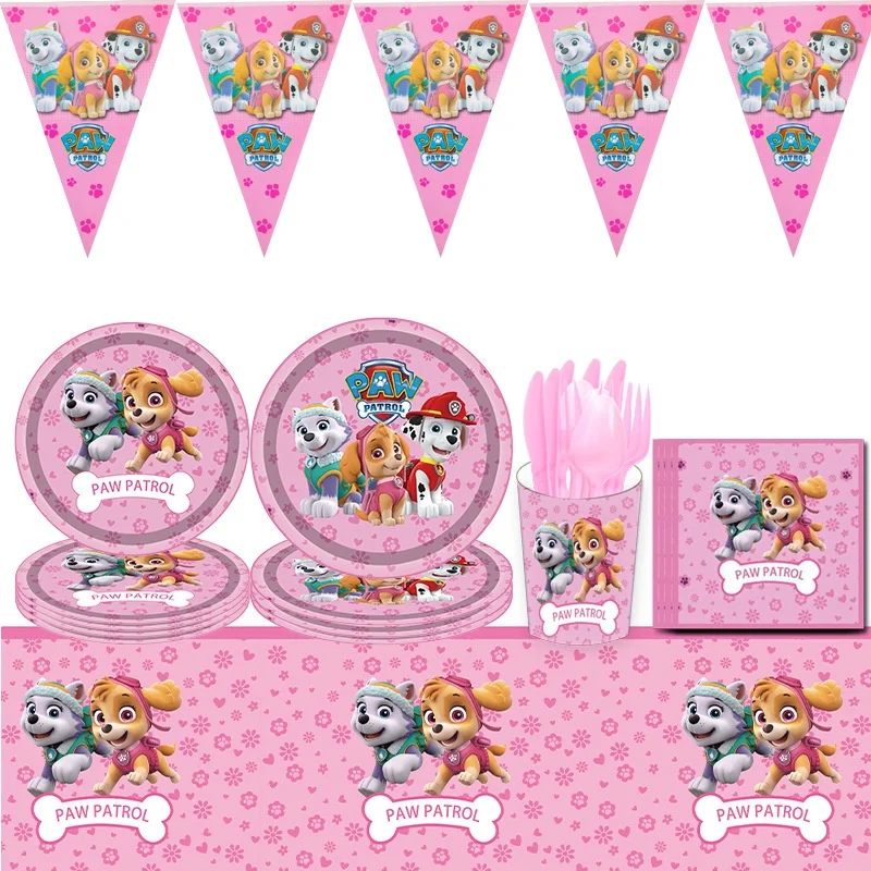 Cartoon Paw Patrol Aluminiumfolienballons Set mit Zahlen für Kindergeburtstag, Partydekoration, Babyparty-Geschenke und Zubehör