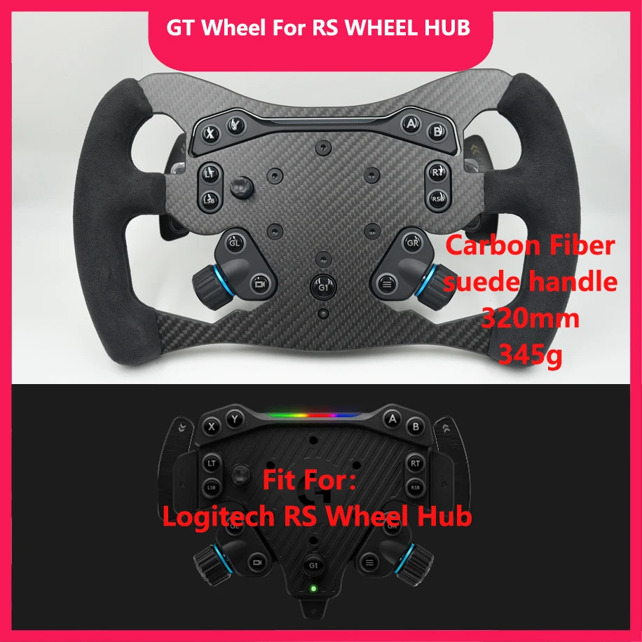 SIMPUSH  Racing Sim Wheel Mod GT3 GT4 Sim Racing Simracing For Logitech RS RS50  Wheel Hub
