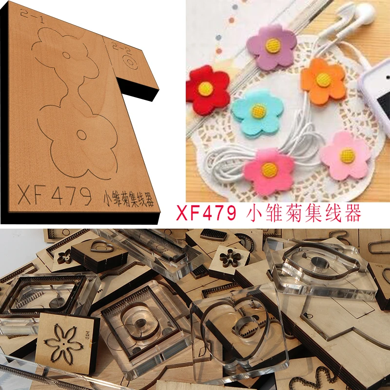 Neue japanische Stahl klinge Holz stempel kleine Gänseblümchen Nabe Leder Handwerk Stanz Handwerkzeug Schnitt Messer form xf479