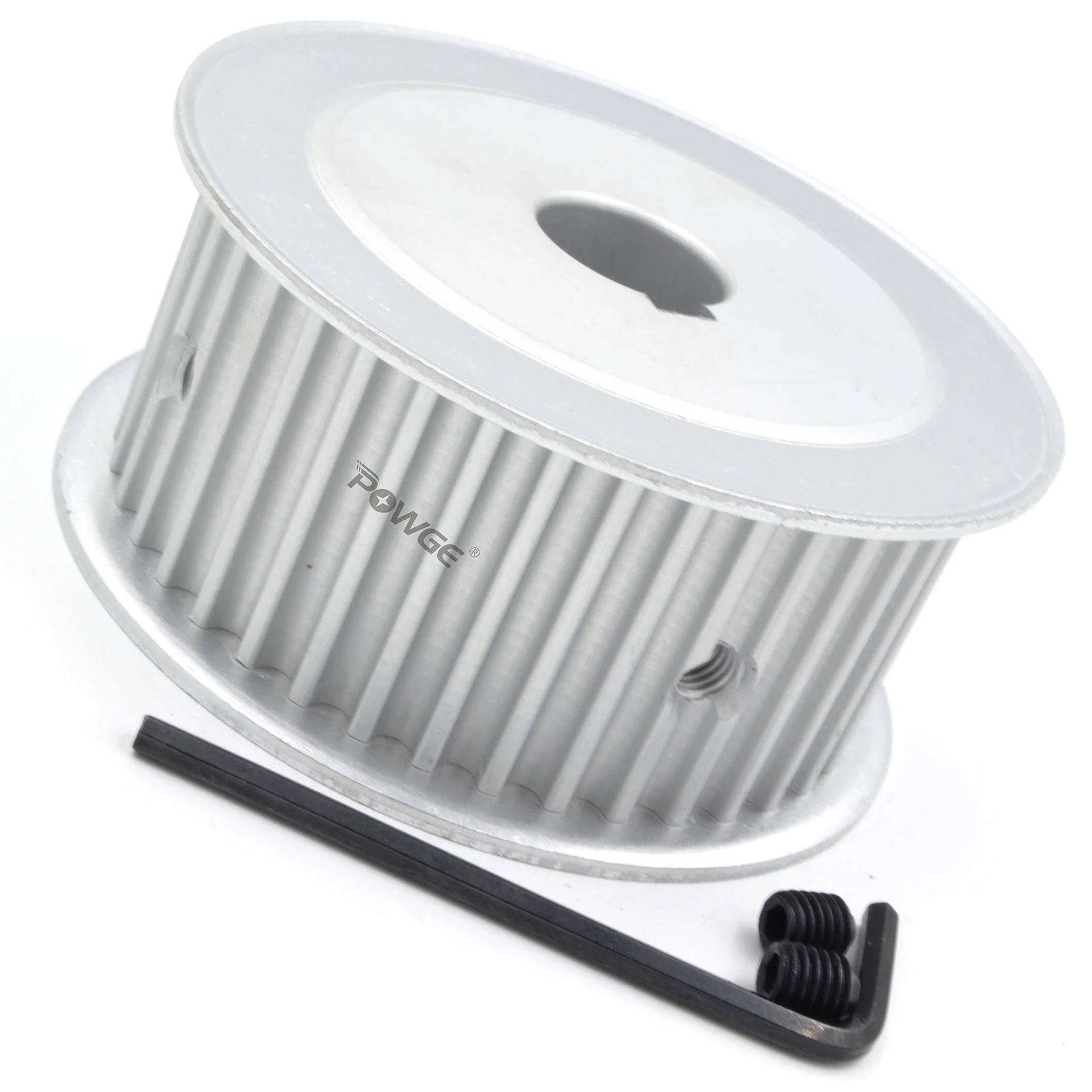 POWGE 38 40 teeth HTD 5M Timing Pulley AF Bore 6.35/8/10/12/14/15/16/17/18/19/20/30/40 for HTD5M belt width 15/20/25mm 38T 40T