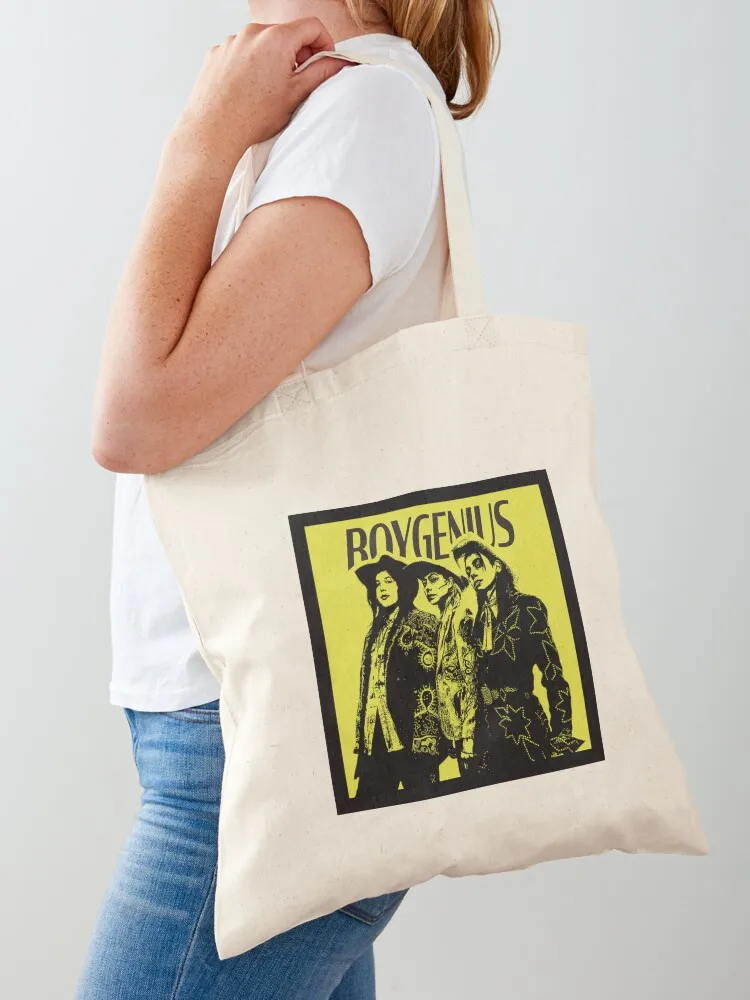 

Boy genius Graphic Tote Bag handbag Fabric bag foldable reusable bag custom canvas