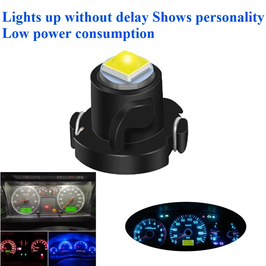 New Car T3 T4.2 T4.7 LED Bulb Canbus3030SMD Car Interior Light Indicator Wedge Instrument Light Air Conditioning Clock Light
