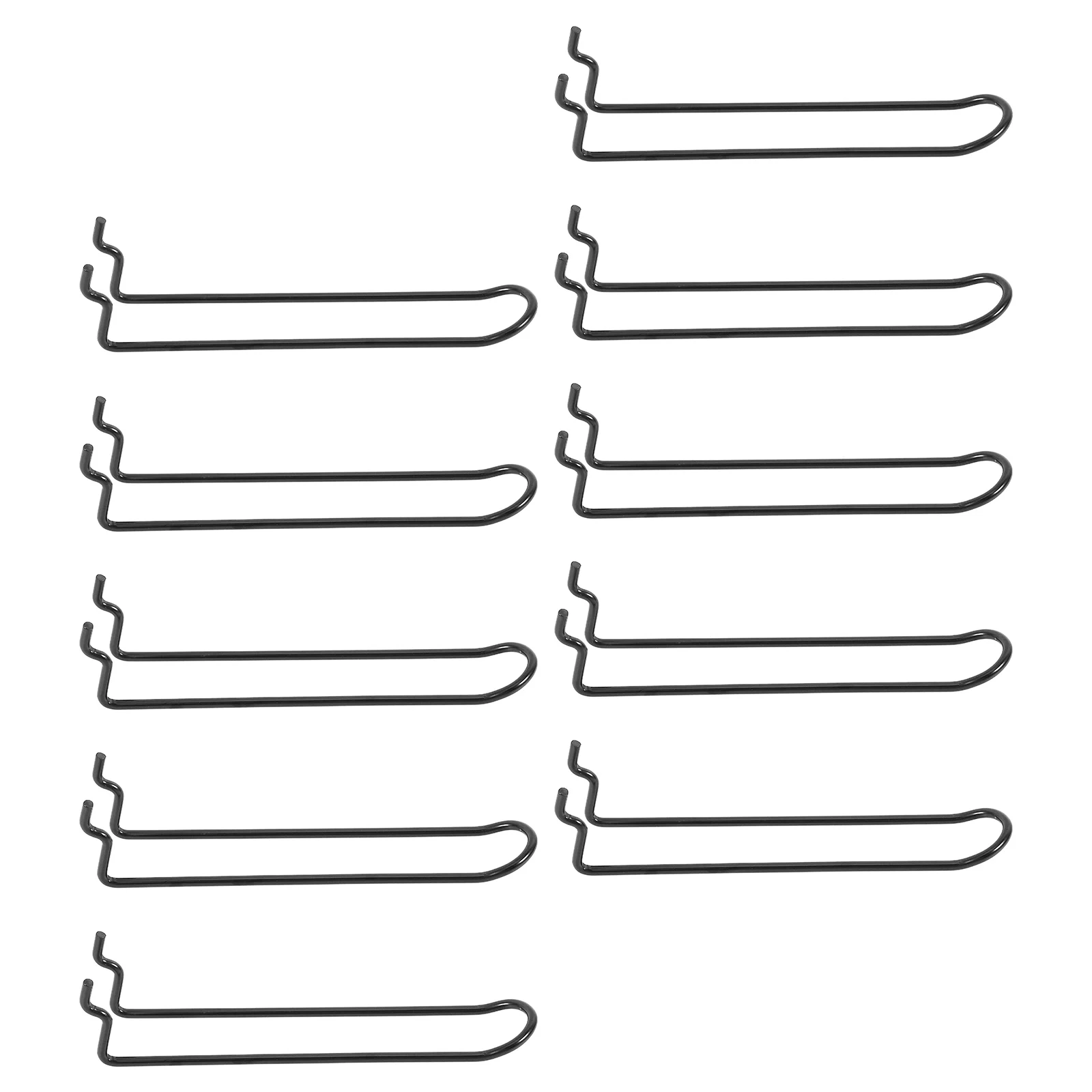 

10 шт. прочные крючки для перфорированной доски из нержавеющей стали, держатели инструментов для отверток, плоскогубцы, гаечные ключи, держатели для перфорированных плоскогубцев