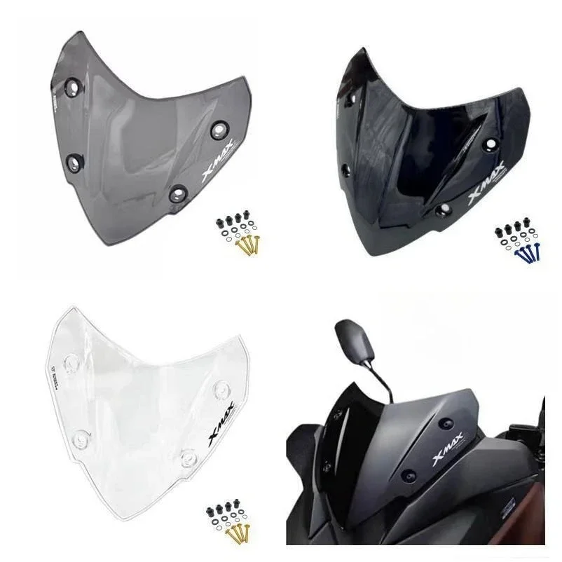 

Ветровой дефлектор для мотоцикла, спортивный ветрозащитный экран, визор-дефлектор, ветровое стекло для YAMAHA XMAX300 X-MAX300 2017-2022